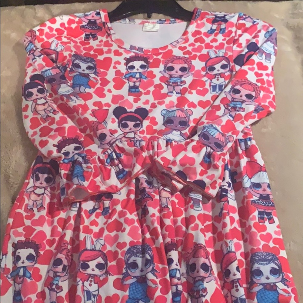 Size 7/8 LOL doll dress! NWOT